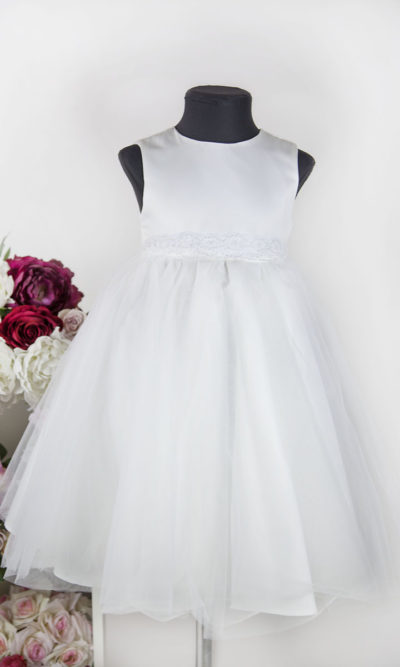 Robe pour enfant couleur blanc