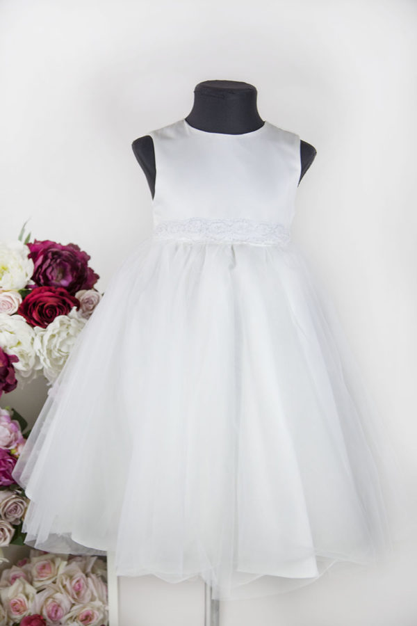 Robe pour enfant couleur blanc