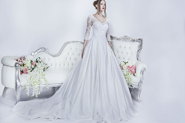 Robe de mariée princesse Paris romantique