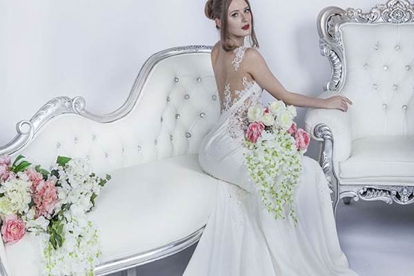 Robe de mariée avec voile Paris