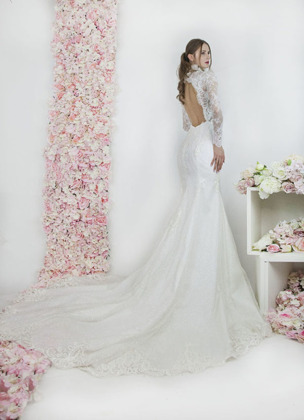Robe de mariage sirène à Paris location