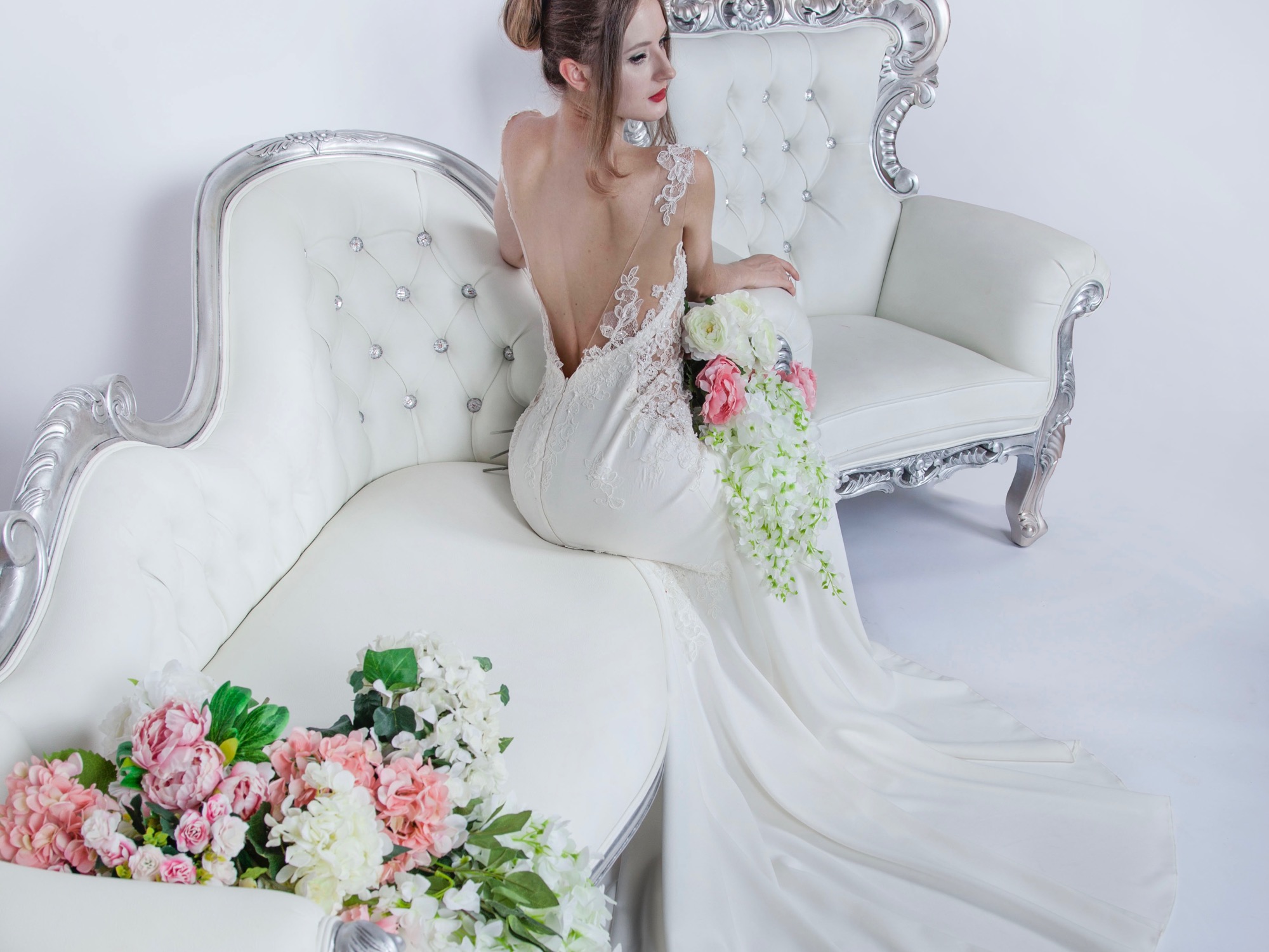 Robe de mariée d'une allure champetre