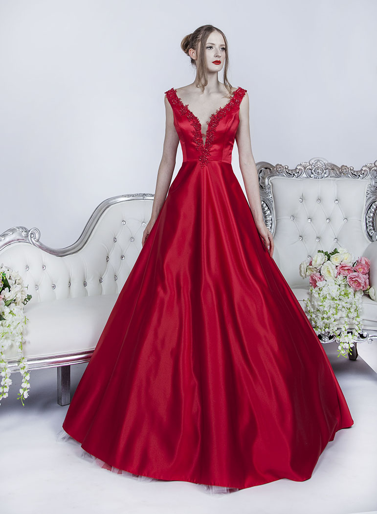 Robe de Soirée Longue Forme Princesse