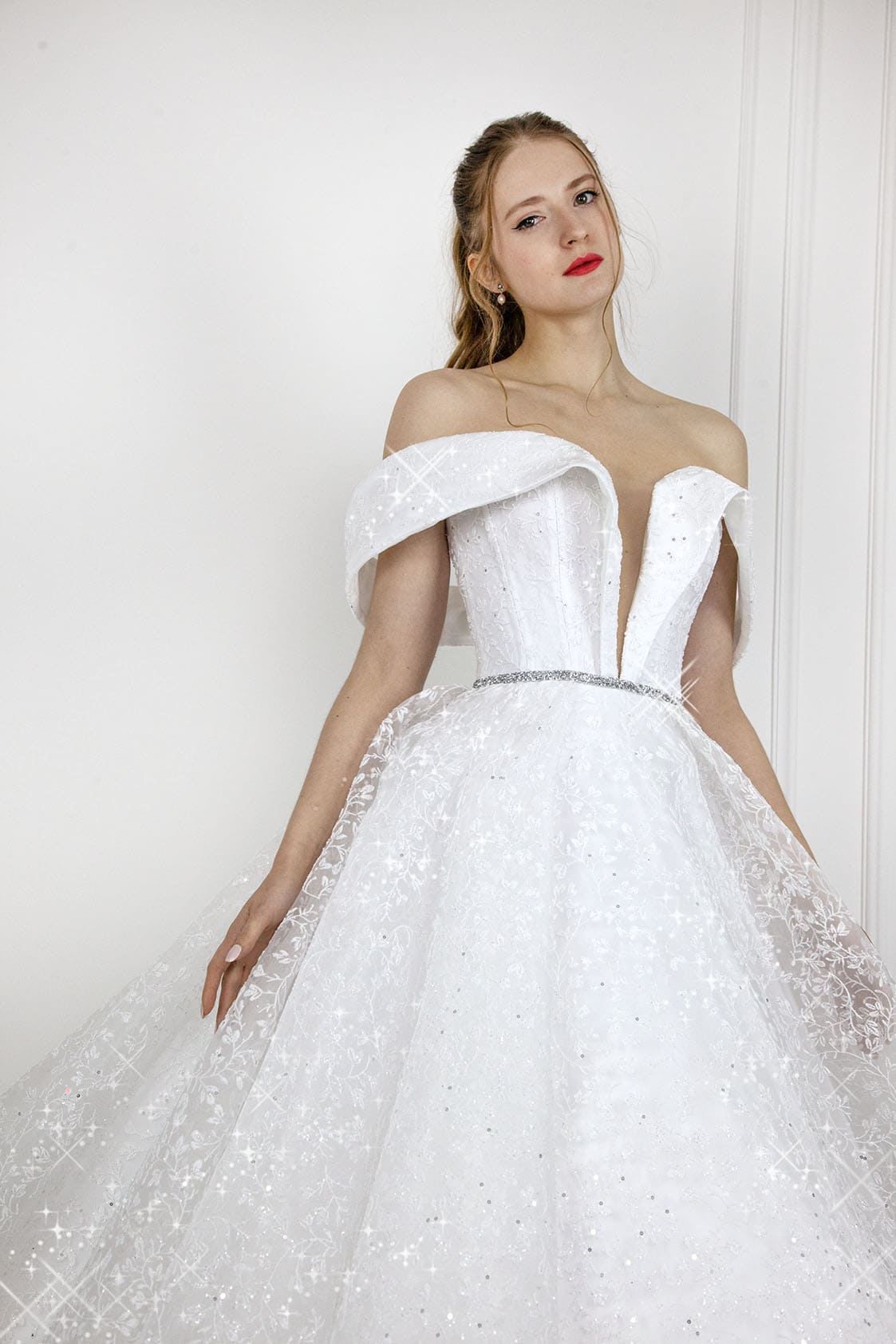 Robe de mariée princesse avec un décolleté sexy