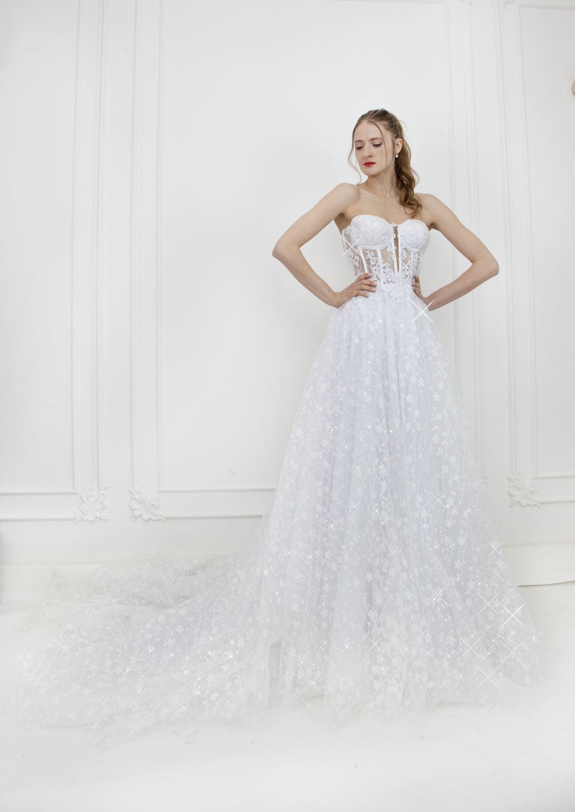 Robe de mariée romantique et princesse