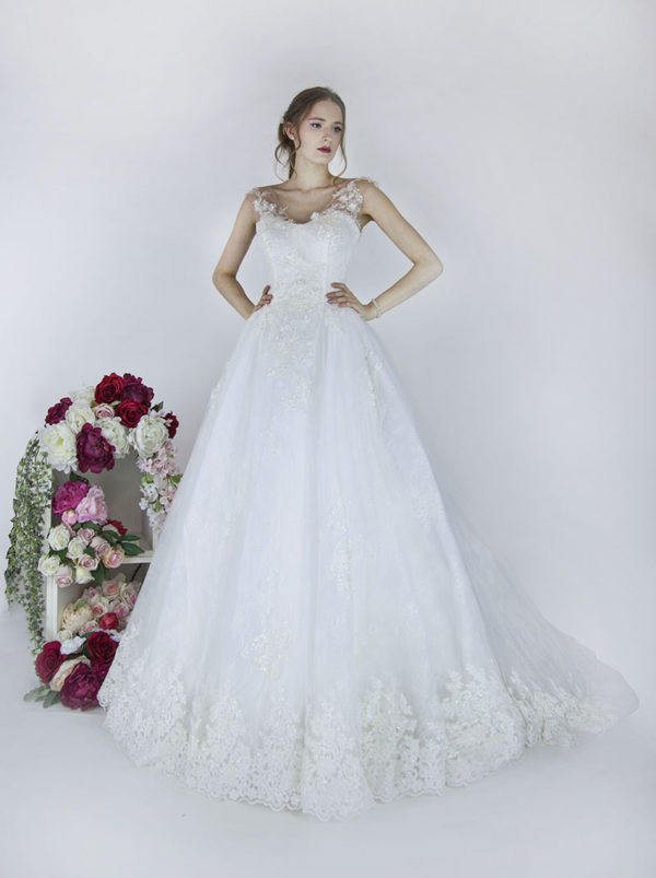 Robe de mariée style princesse luxueuse Paris