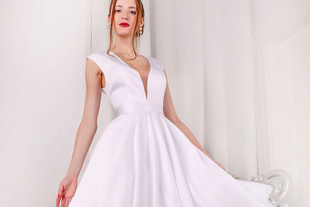 Robe de mariée courte magasin à Paris