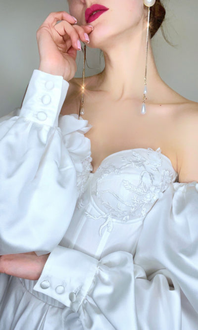 Accessoire manche pour la mariée